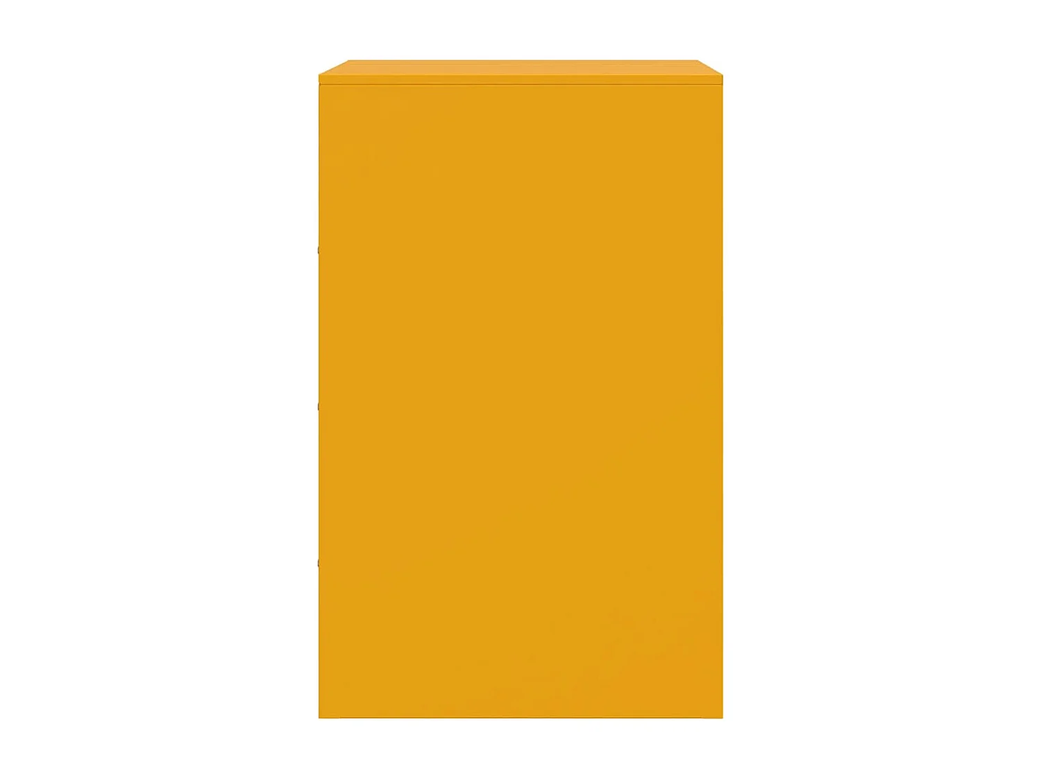 Tables de chevet 2 pcs jaune moutarde 34,5x39x62 cm acier