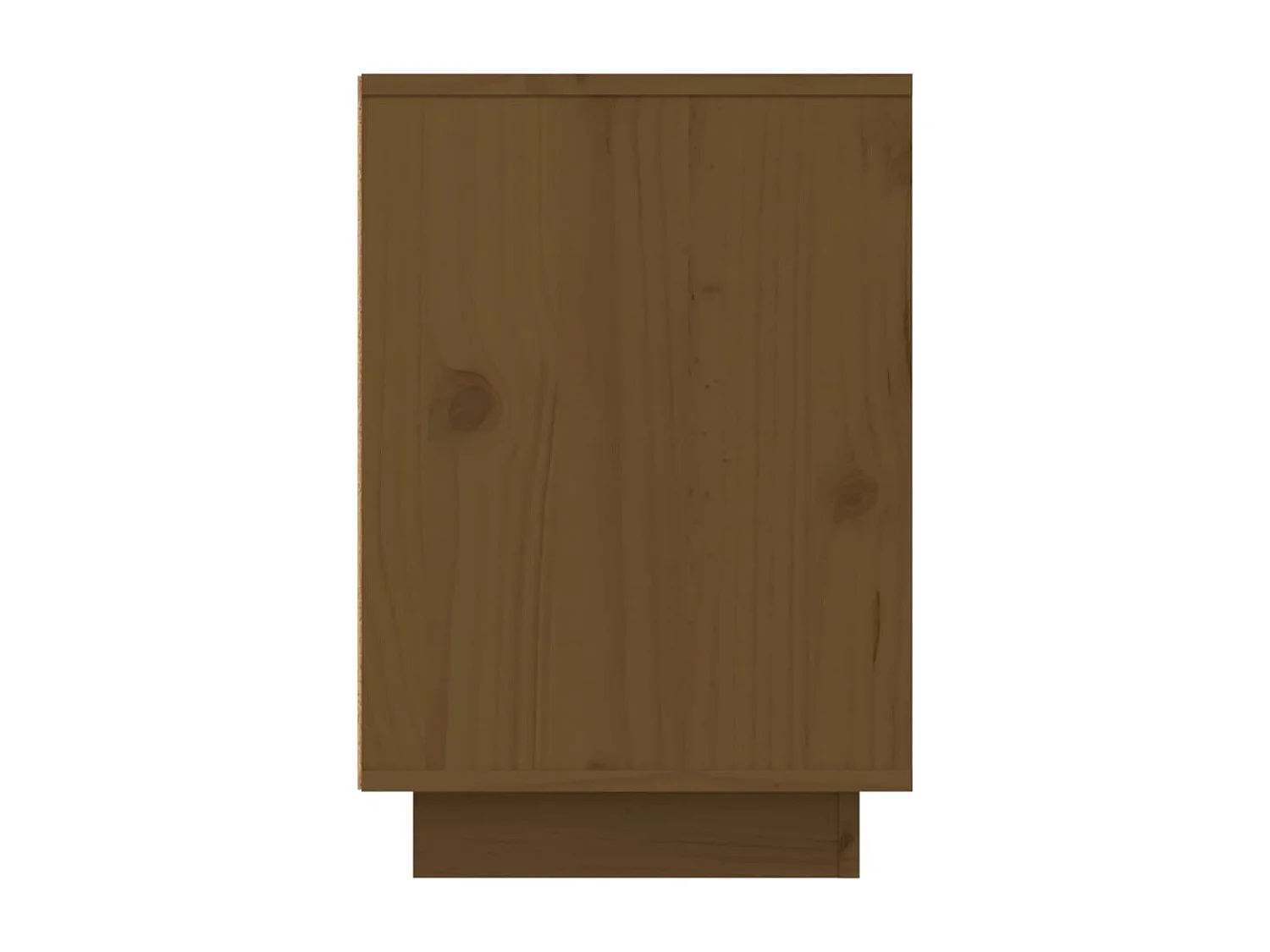 Comodino color miele 50x34x50 cm in legno massello di pino