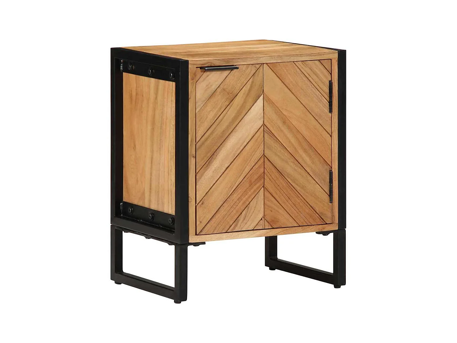 Table de Chevet 40x30x50 cm Bois Massif Acacia