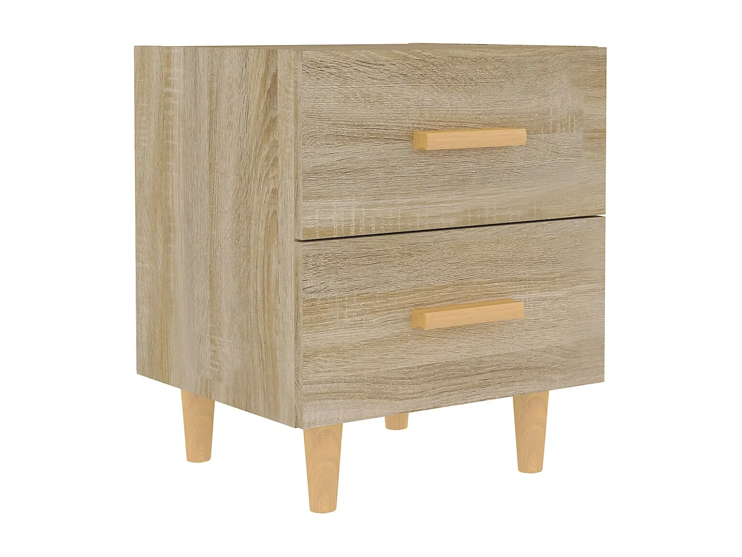 Comodino in rovere Sonoma 40x35x47,5 cm