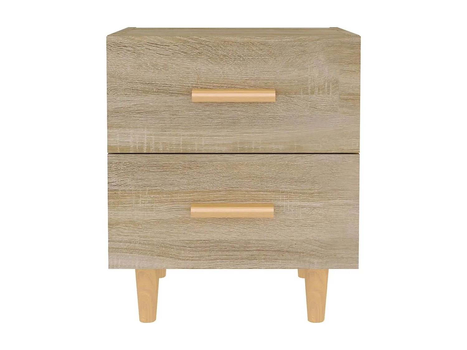 Comodino in rovere Sonoma 40x35x47,5 cm