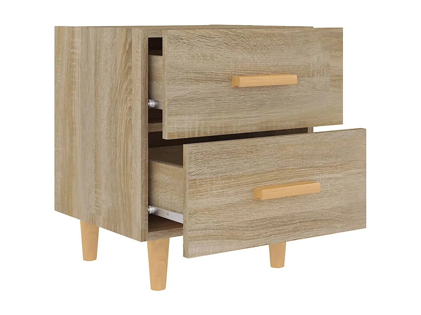 Comodino in rovere Sonoma 40x35x47,5 cm