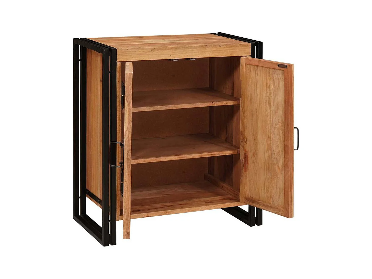 Cabinet de chevet Marron 38 x 33 x 58 cm Bois d'acacia massif