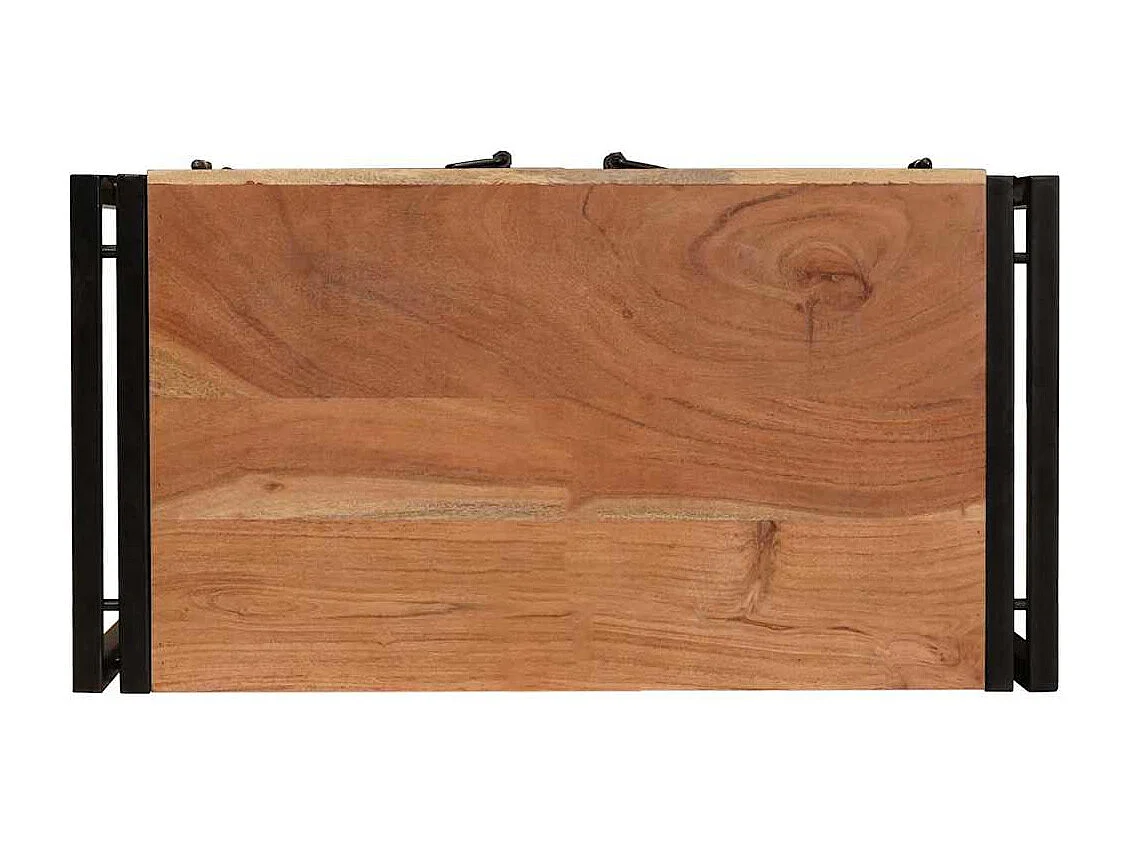 Cabinet de chevet Marron 38 x 33 x 58 cm Bois d'acacia massif