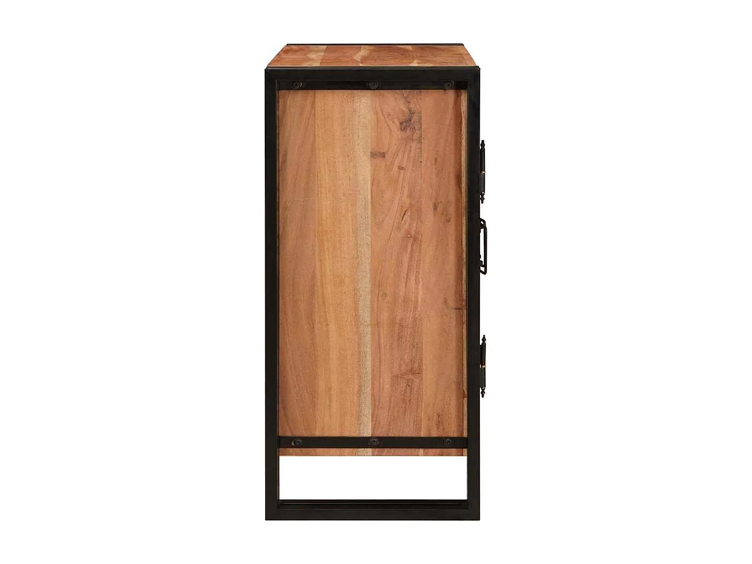 Bruin nachtkastje 38 x 33 x 58 cm Massief acaciahout