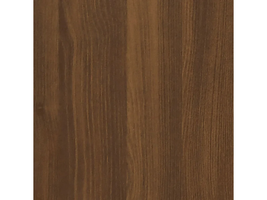 Comodino da parete Rovere marrone 50x36x25 cm