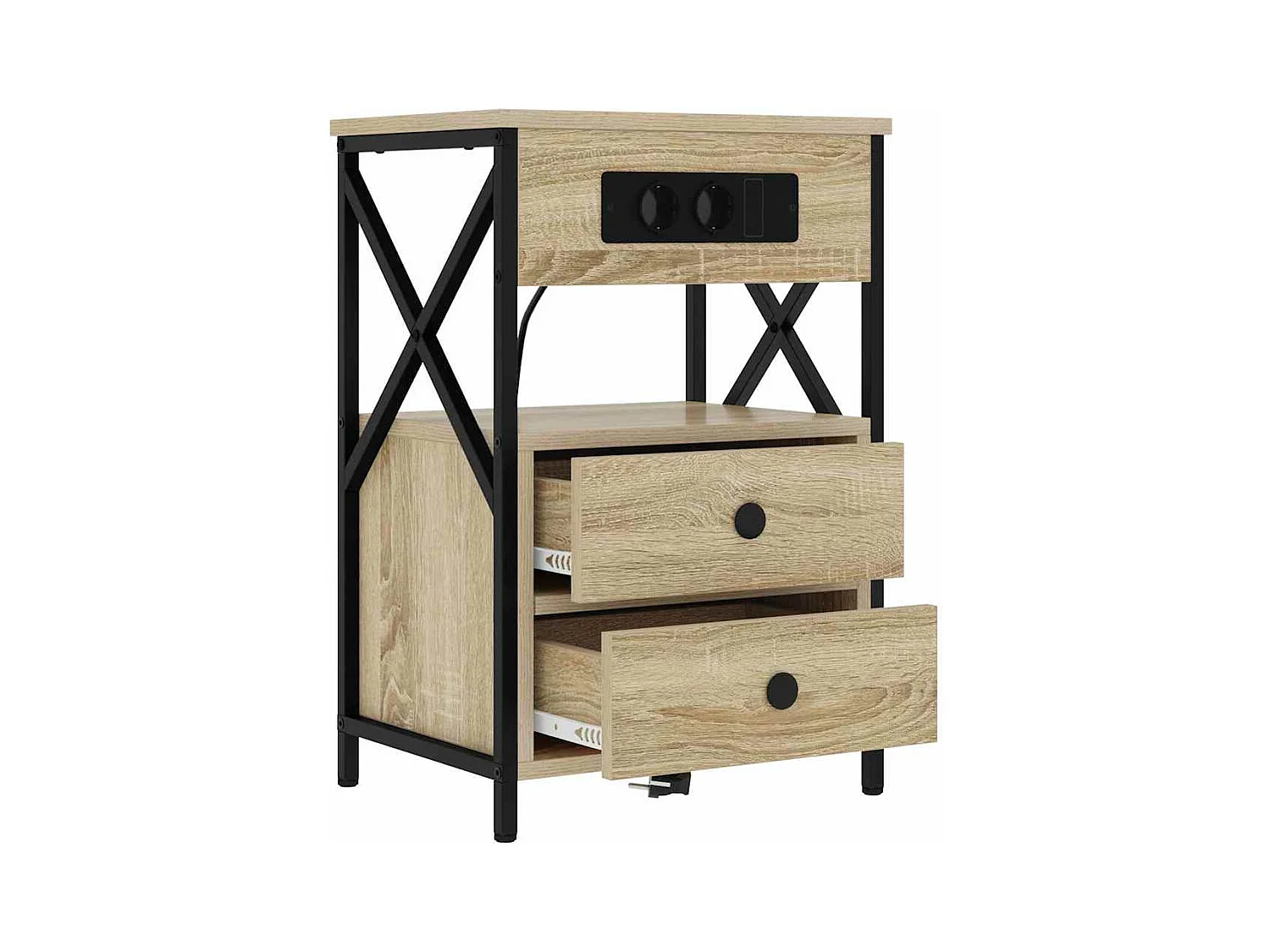 Cabinet de chevet avec tiroir Chêne sonoma 40 x 31 x 60 cm