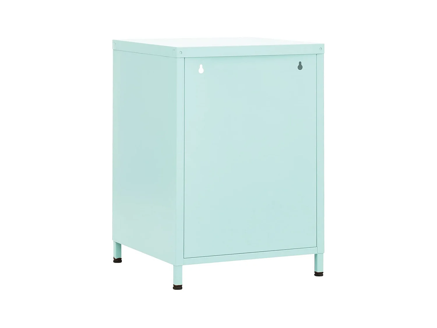 Nachtkastje mintgroen 35x35x51 cm staal