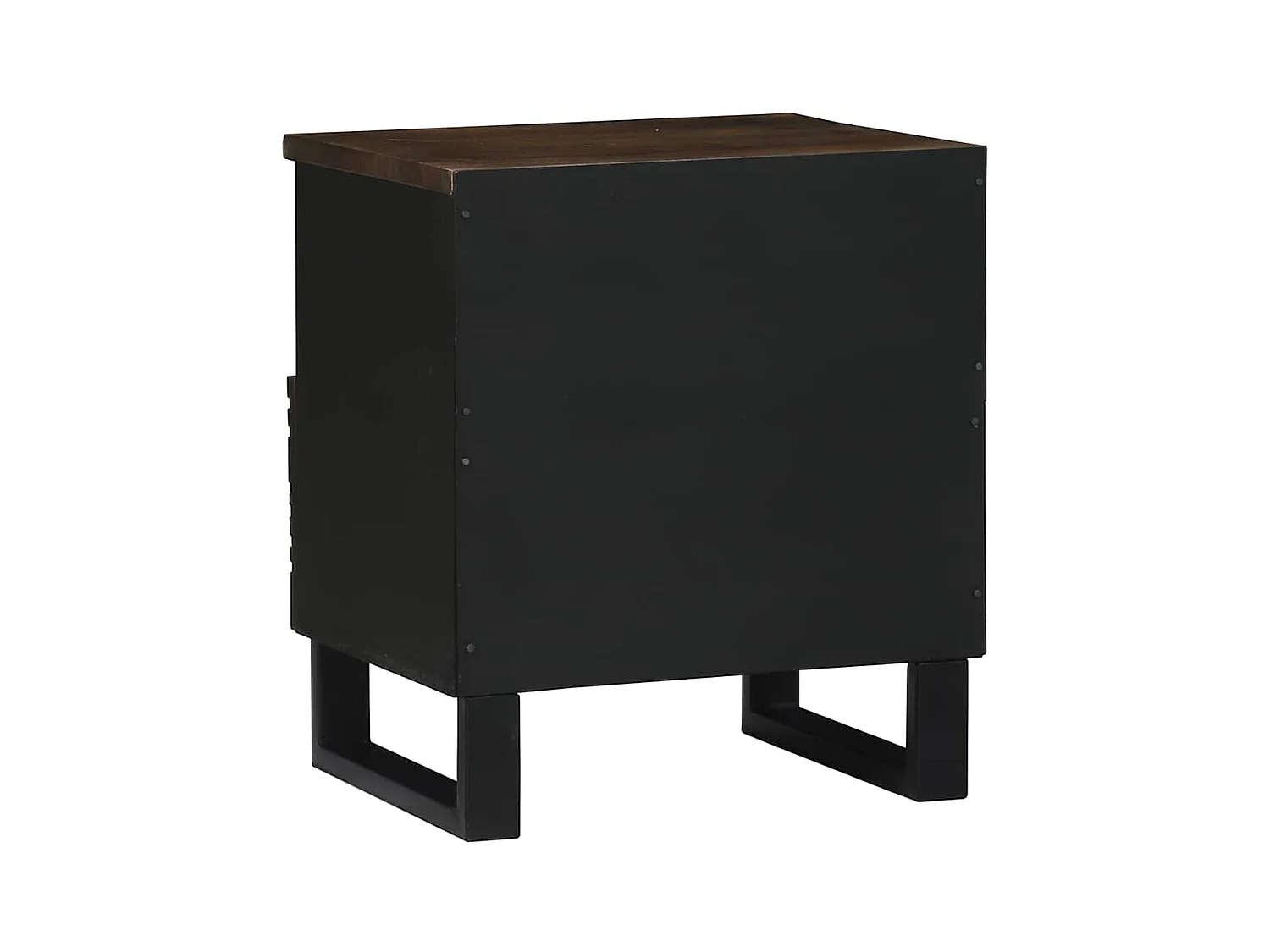 Table de nuit , 40x33x46 cm, en bois massif de mangue