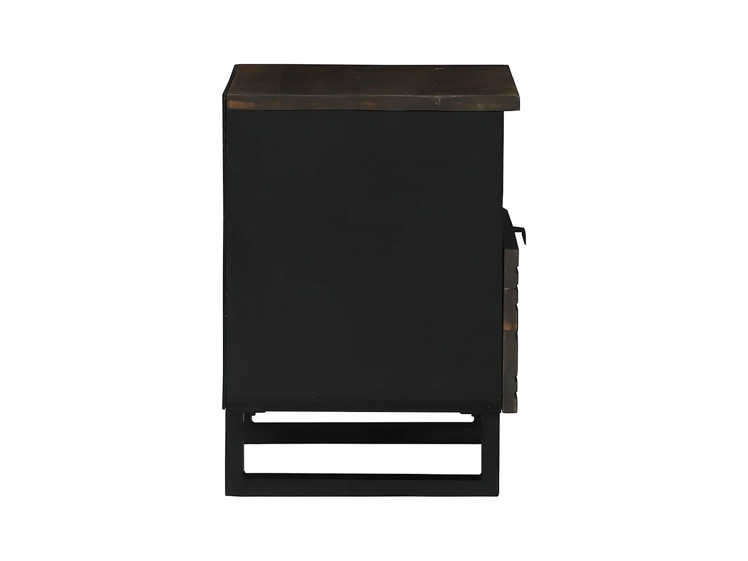 Table de nuit , 40x33x46 cm, en bois massif de mangue