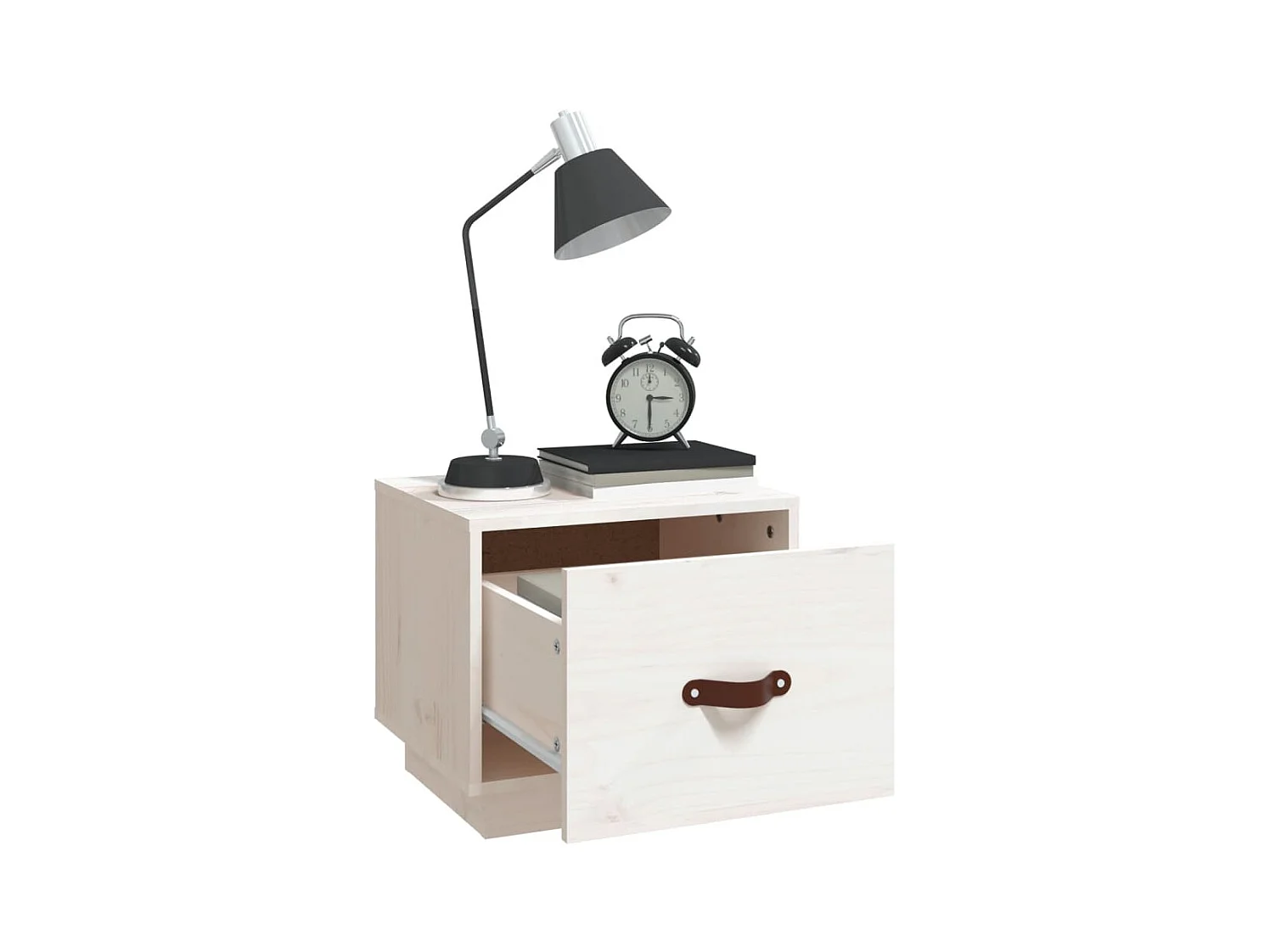 Tables de chevet 2 pcs Blanc 40x34x35 cm Bois de pin massif