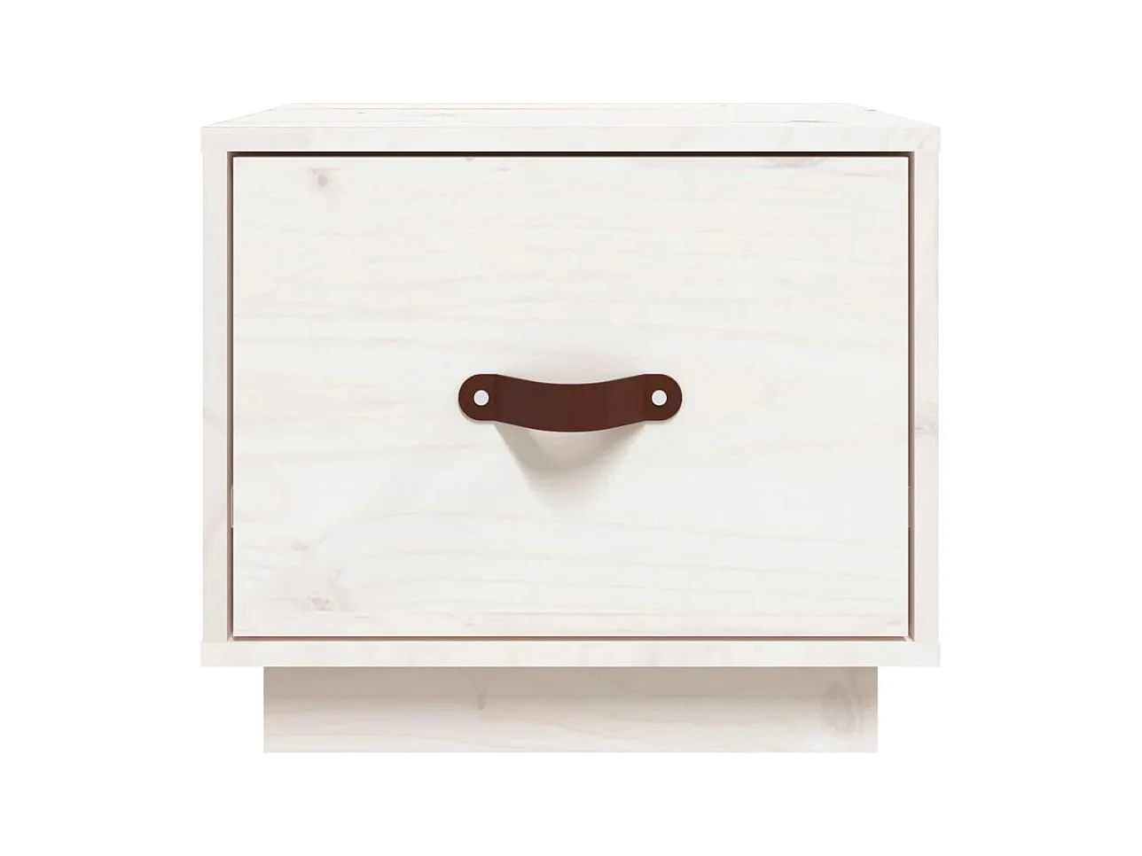 Tables de chevet 2 pcs Blanc 40x34x35 cm Bois de pin massif