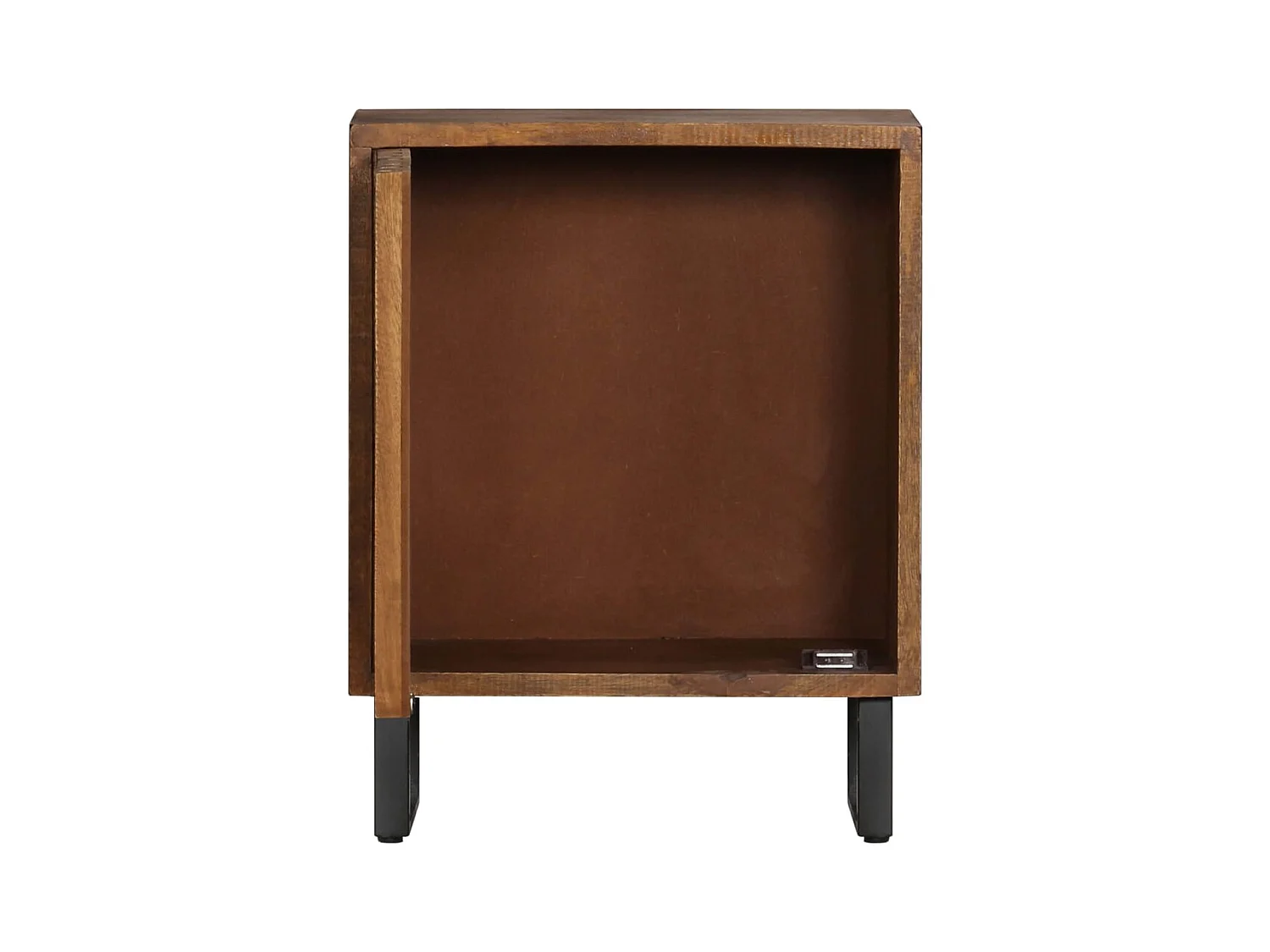 Comodino 40x30x50 cm Legno massello di mango