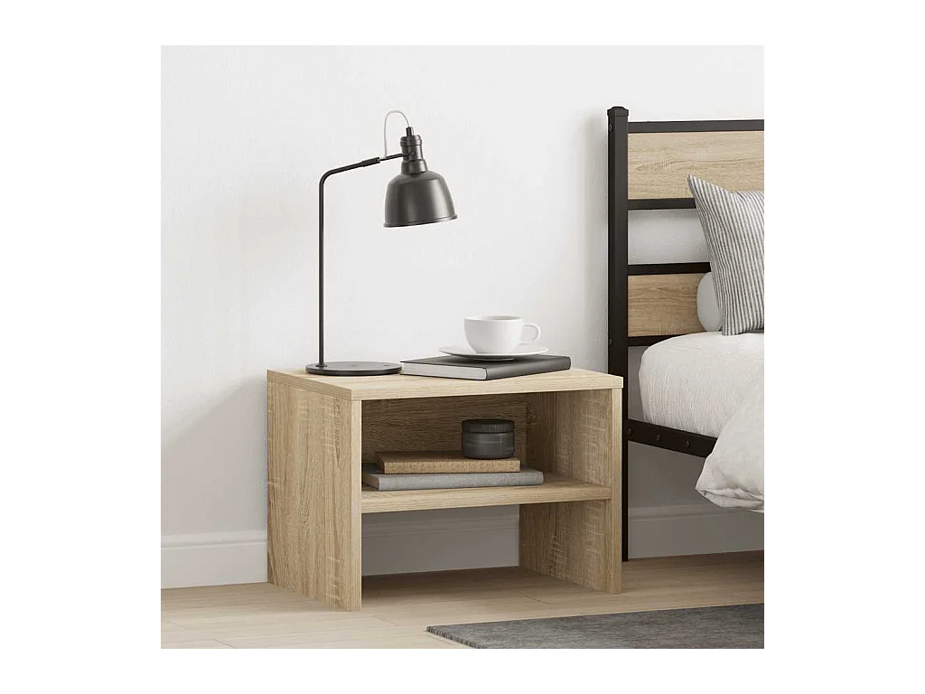 Table de chevet chêne sonoma 40x30x30 cm Bois d'ingénierie