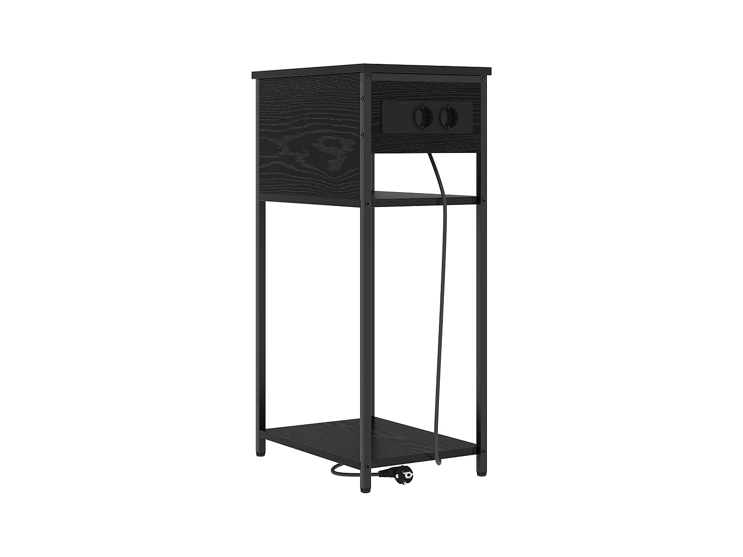 Cabinet de chevet Chêne noir 28.1 x 40.9 x 75 cm