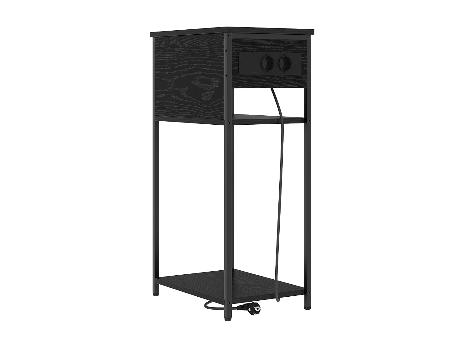 Cabinet de chevet Chêne noir 28.1 x 40.9 x 75 cm