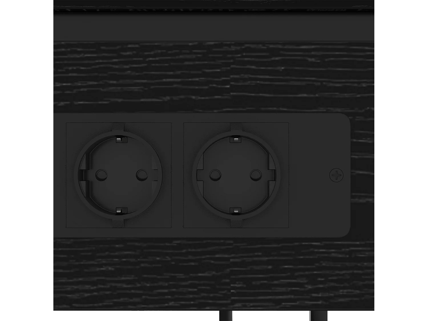 Cabinet de chevet Chêne noir 28.1 x 40.9 x 75 cm