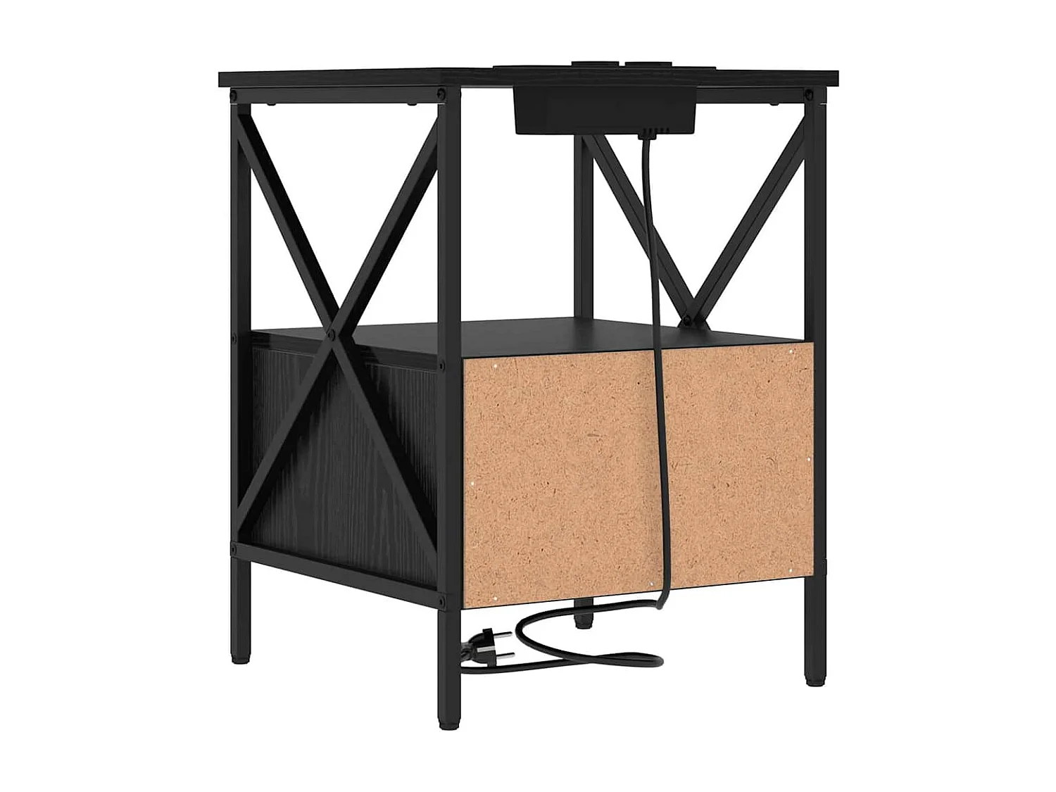 Cabinet de chevet 2 pcs Chêne noir 41.5 x 40.5 x 55 cm