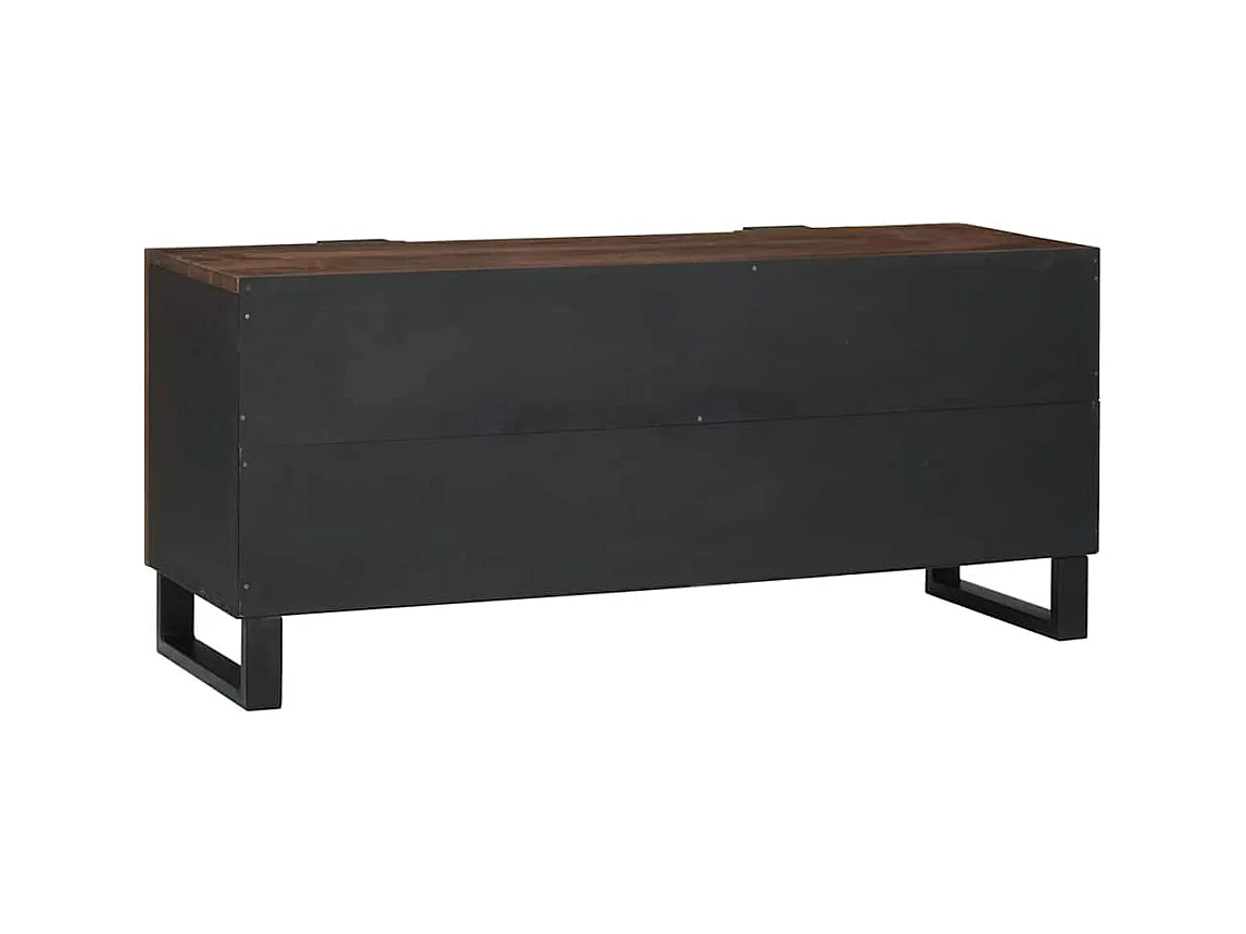 Meuble TV Marron 105 x 33 x 46 cm bois de manguier massif