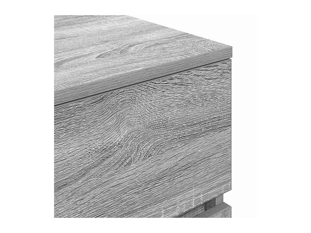Tables de chevet avec 3 tiroirs 2 pcs sonoma gris 39x35x65 cm