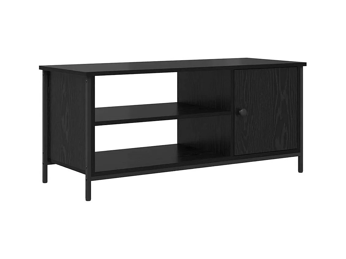 Meuble TV Chêne noir 100 x 40 x 45 cm Bois d'ingénierie