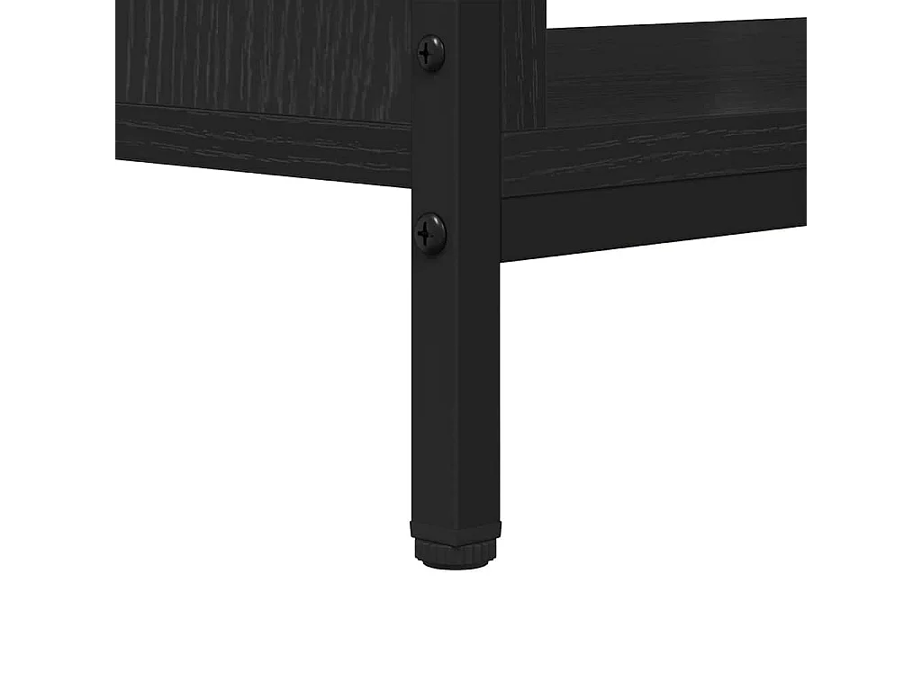Meuble TV Chêne noir 100 x 40 x 45 cm Bois d'ingénierie