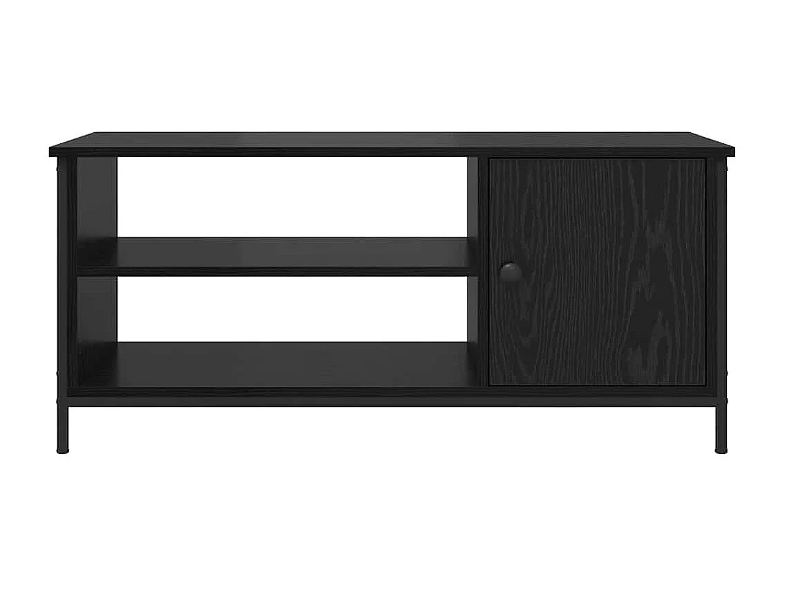 Meuble TV Chêne noir 100 x 40 x 45 cm Bois d'ingénierie
