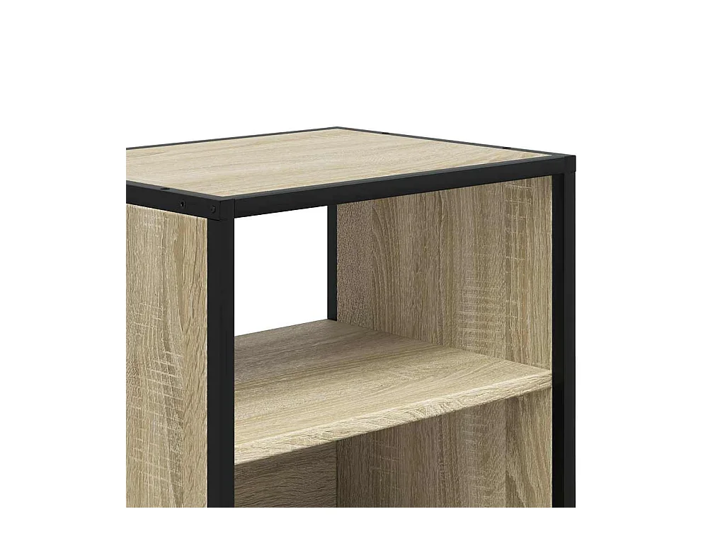 Wandmontierte Nachttische 2 Stück Sonoma Eiche 40x31x39,5 cm