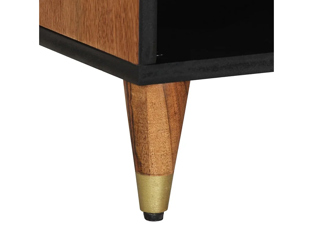 TV-Schrank 100x33x46 cm massives Mangoholz