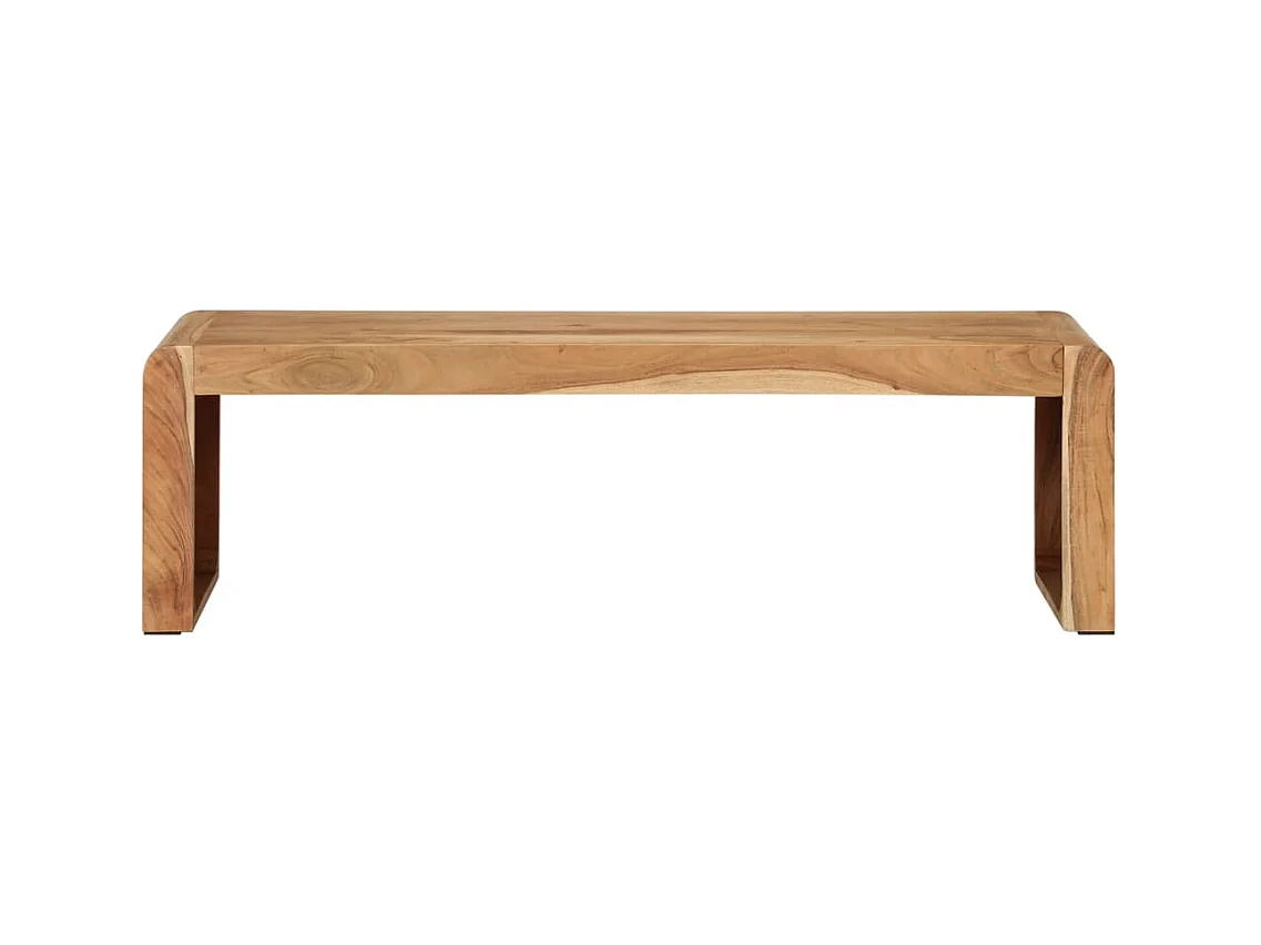 Meuble TV 110x33x33 cm bois d'acacia massif