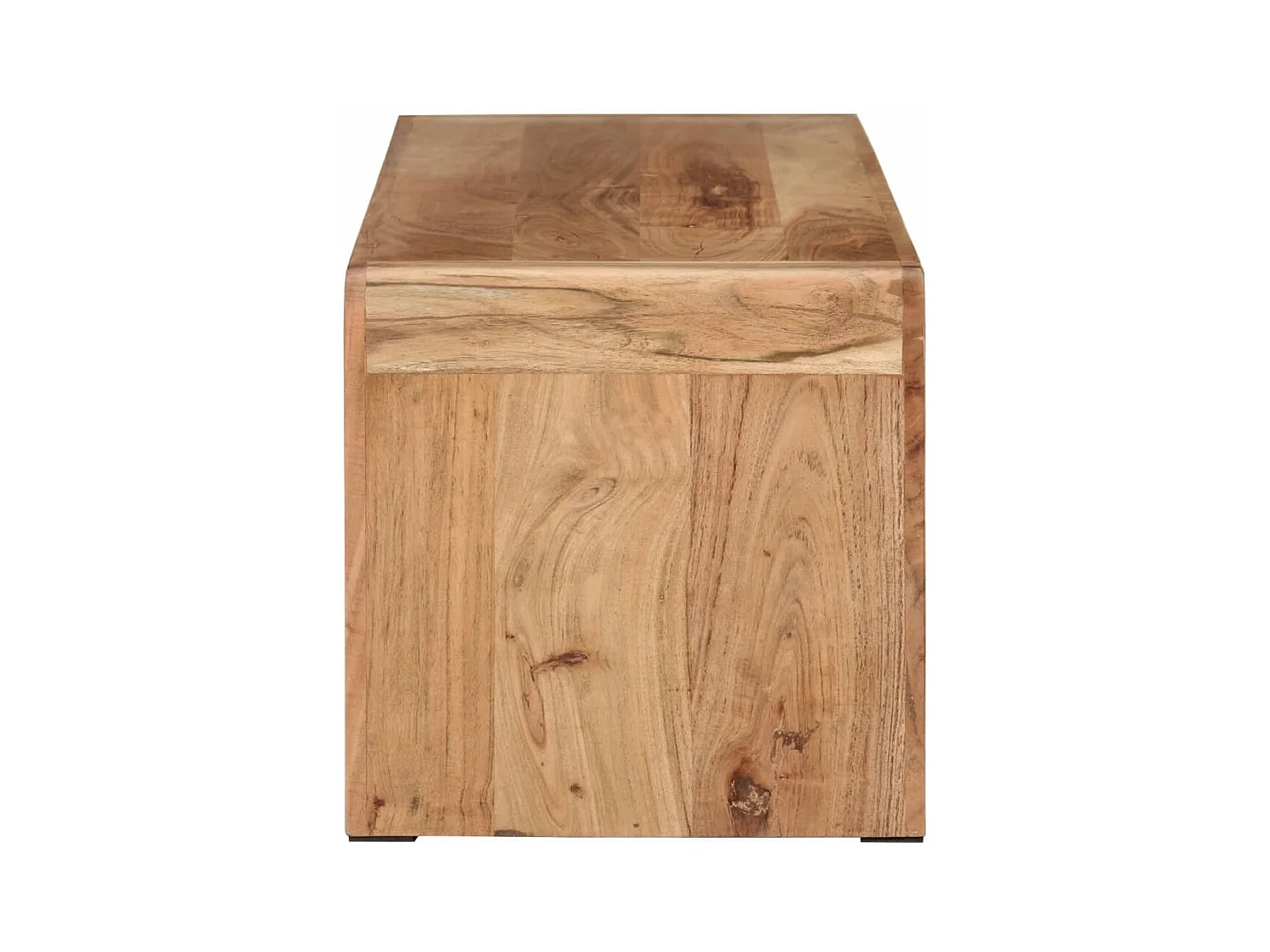 Meuble TV 110x33x33 cm bois d'acacia massif