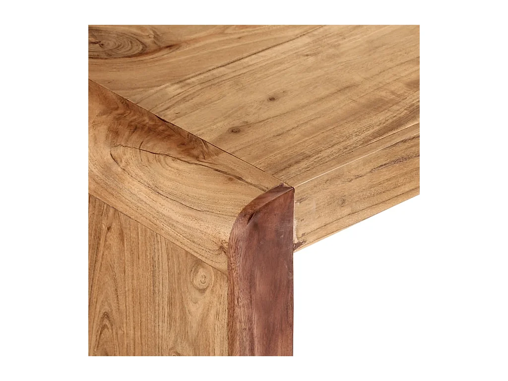 Meuble TV 110x33x33 cm bois d'acacia massif