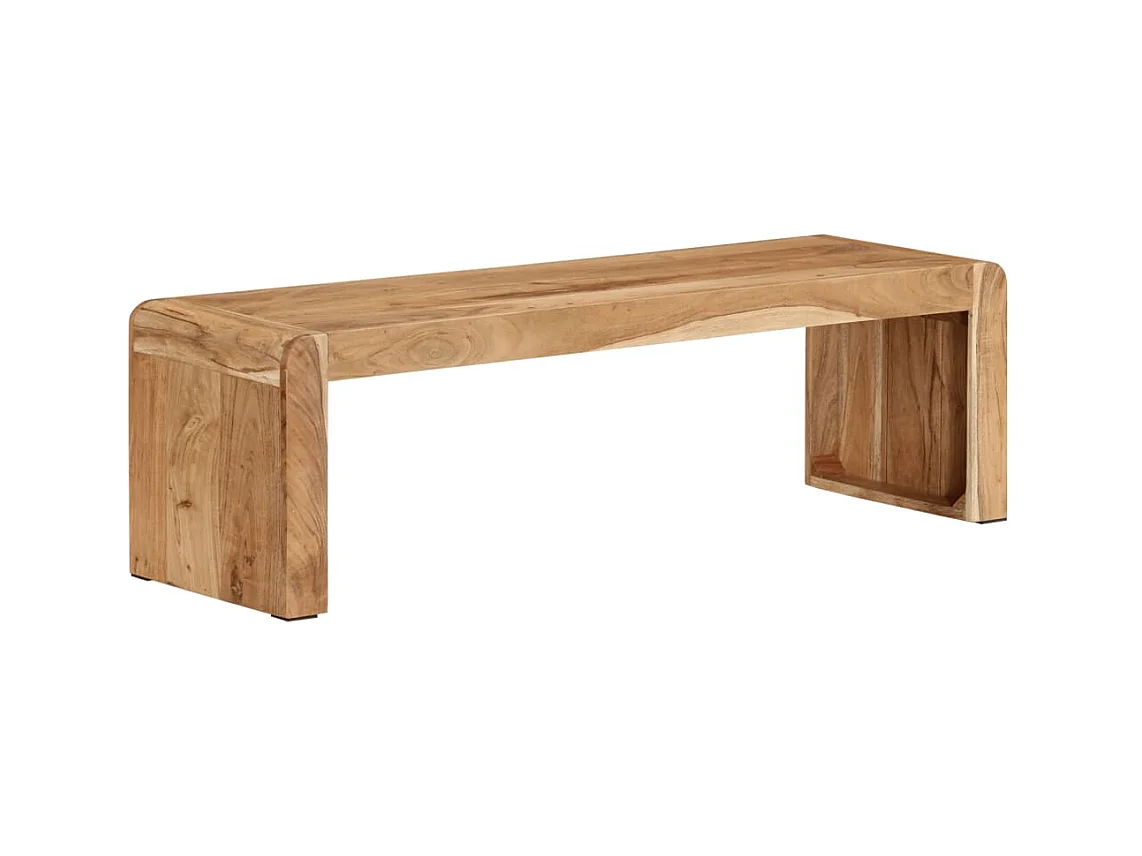 Meuble TV 110x33x33 cm bois d'acacia massif