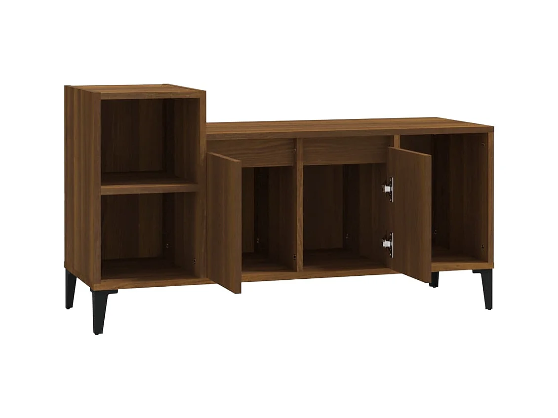 Meuble TV Chêne marron 100x35x55 cm Bois d'ingénierie