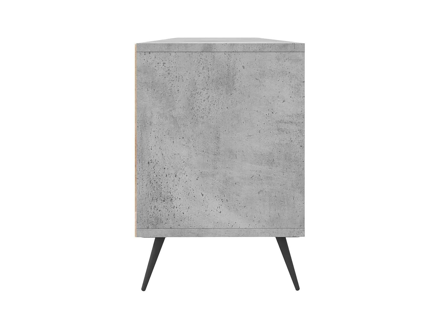 Meuble TV gris béton 150x30x44,5 cm bois d'ingénierie