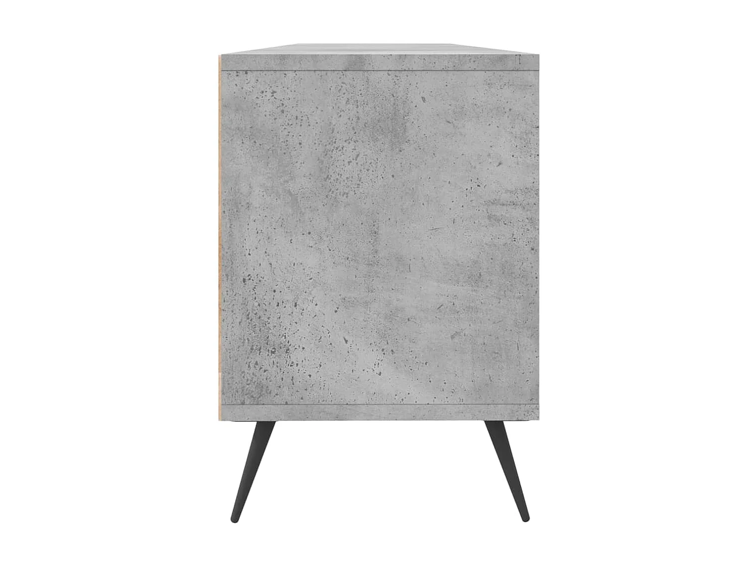 Meuble TV gris béton 150x30x44,5 cm bois d'ingénierie
