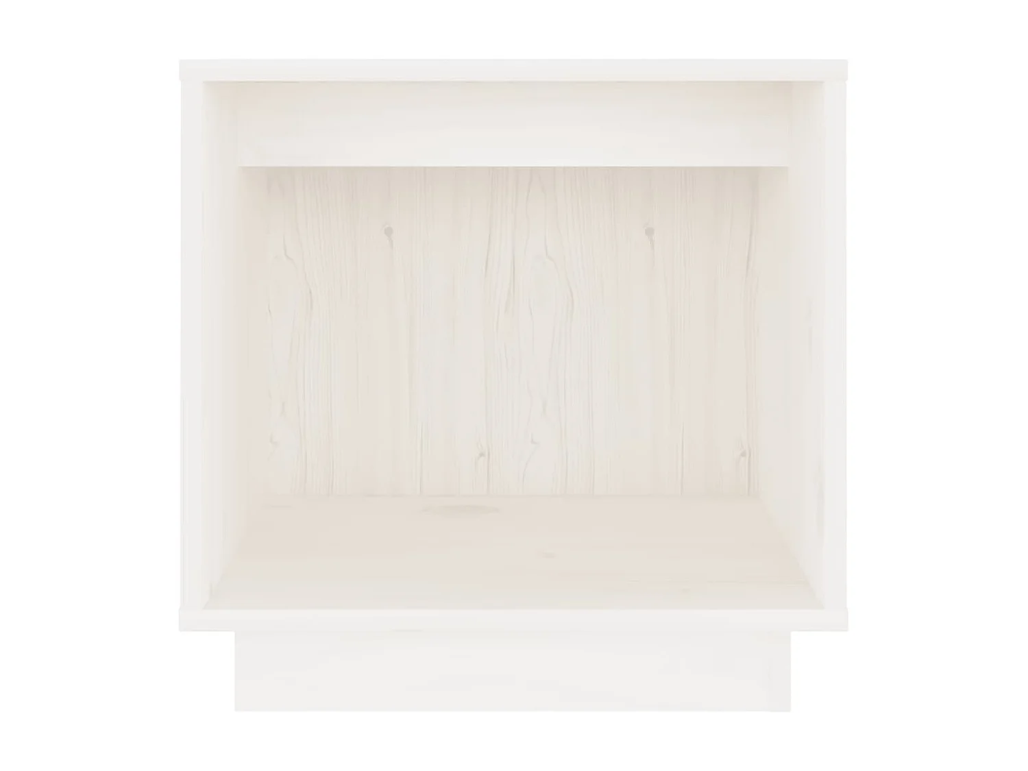 Tables de chevet 2 pcs Blanc 40x30x40 cm Bois de pin solide