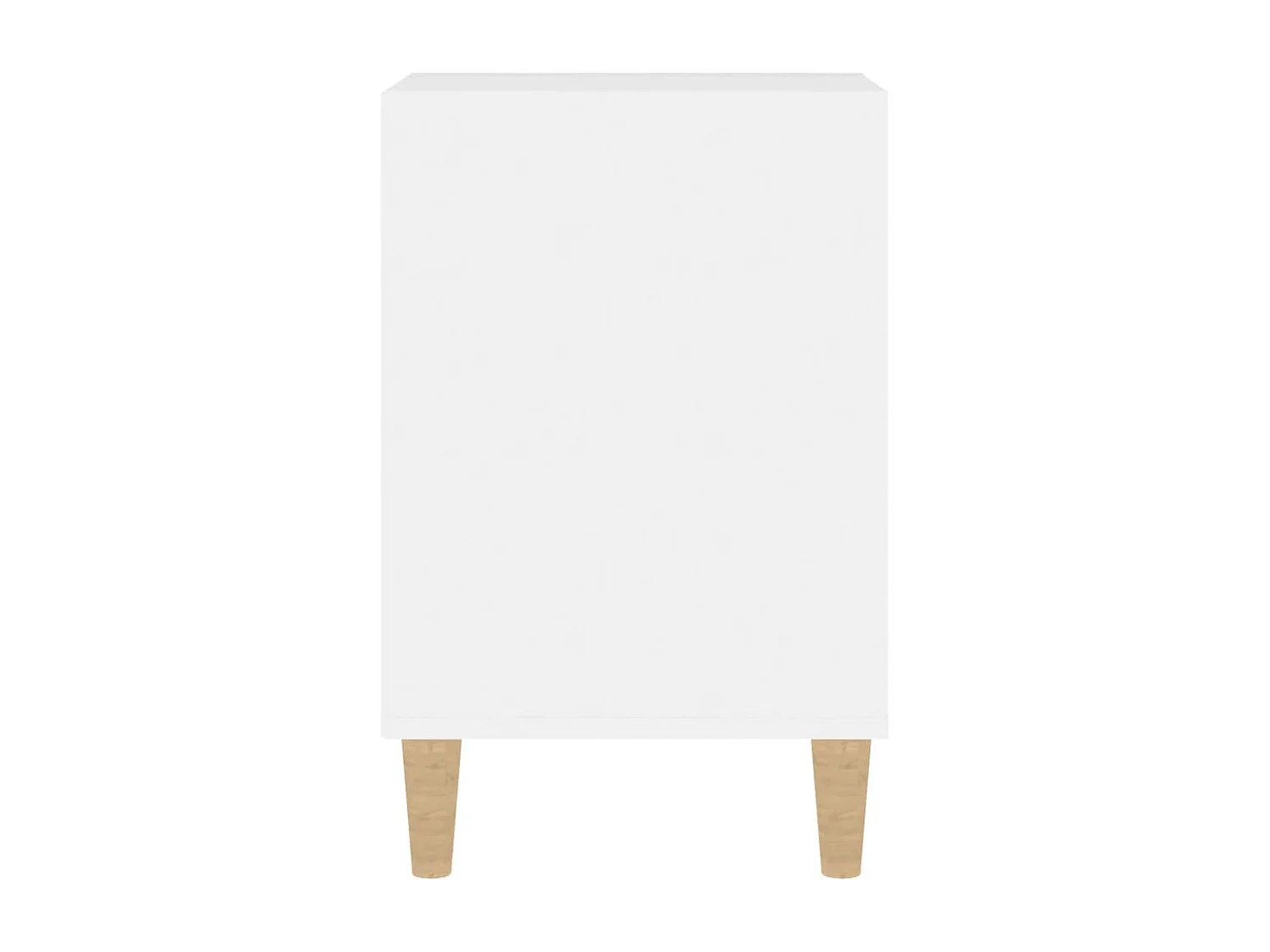 Mobile TV Bianco lucido 100x35x55 cm Legno composito