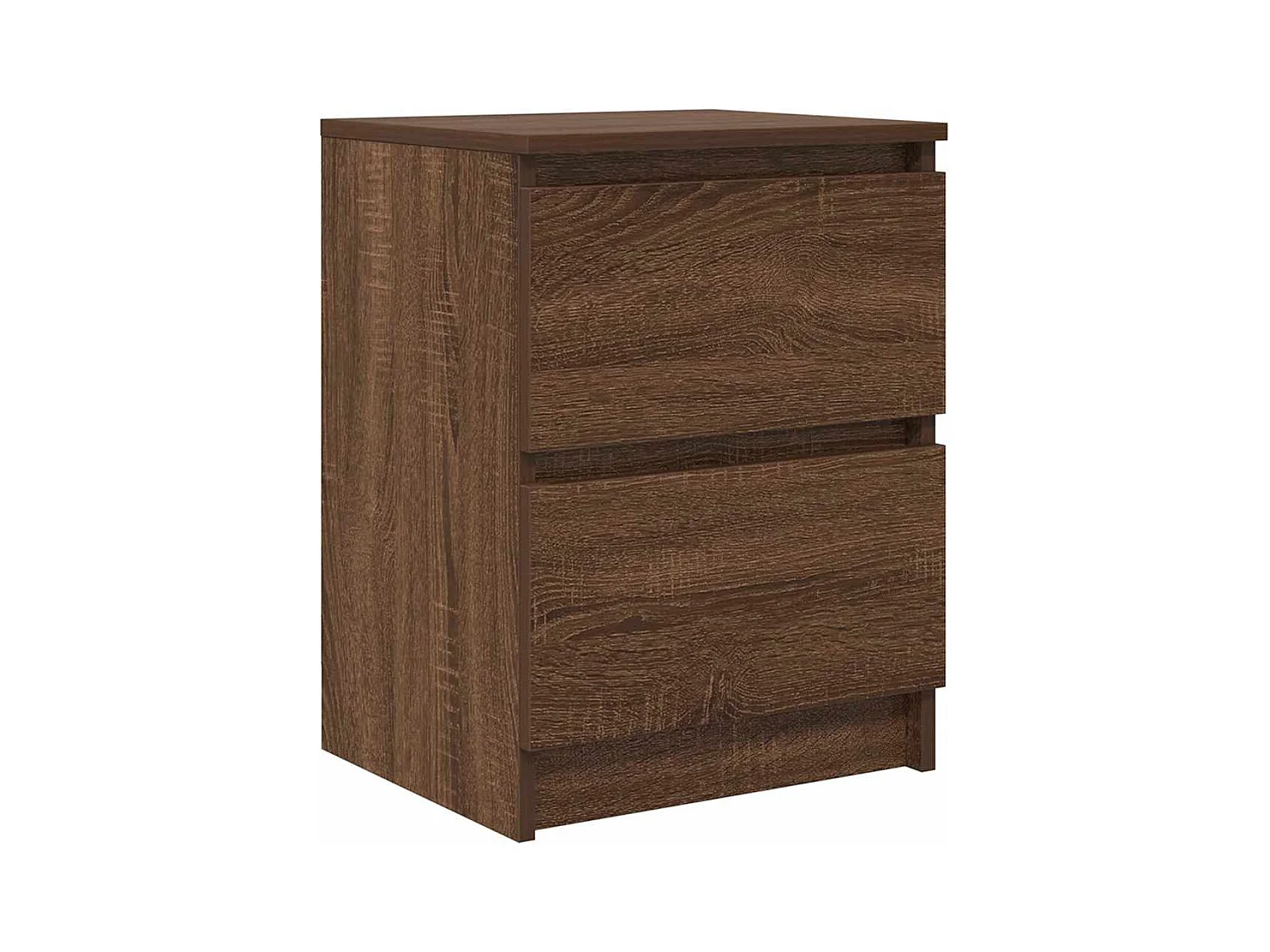 Meuble TV chêne marron 40x35x54 cm bois d'ingénierie