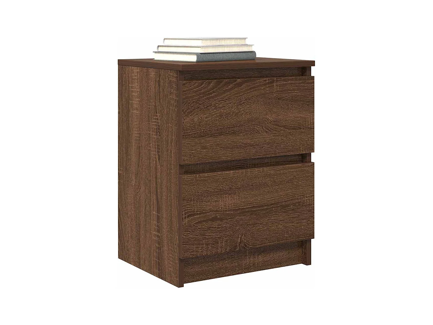 Meuble TV chêne marron 40x35x54 cm bois d'ingénierie