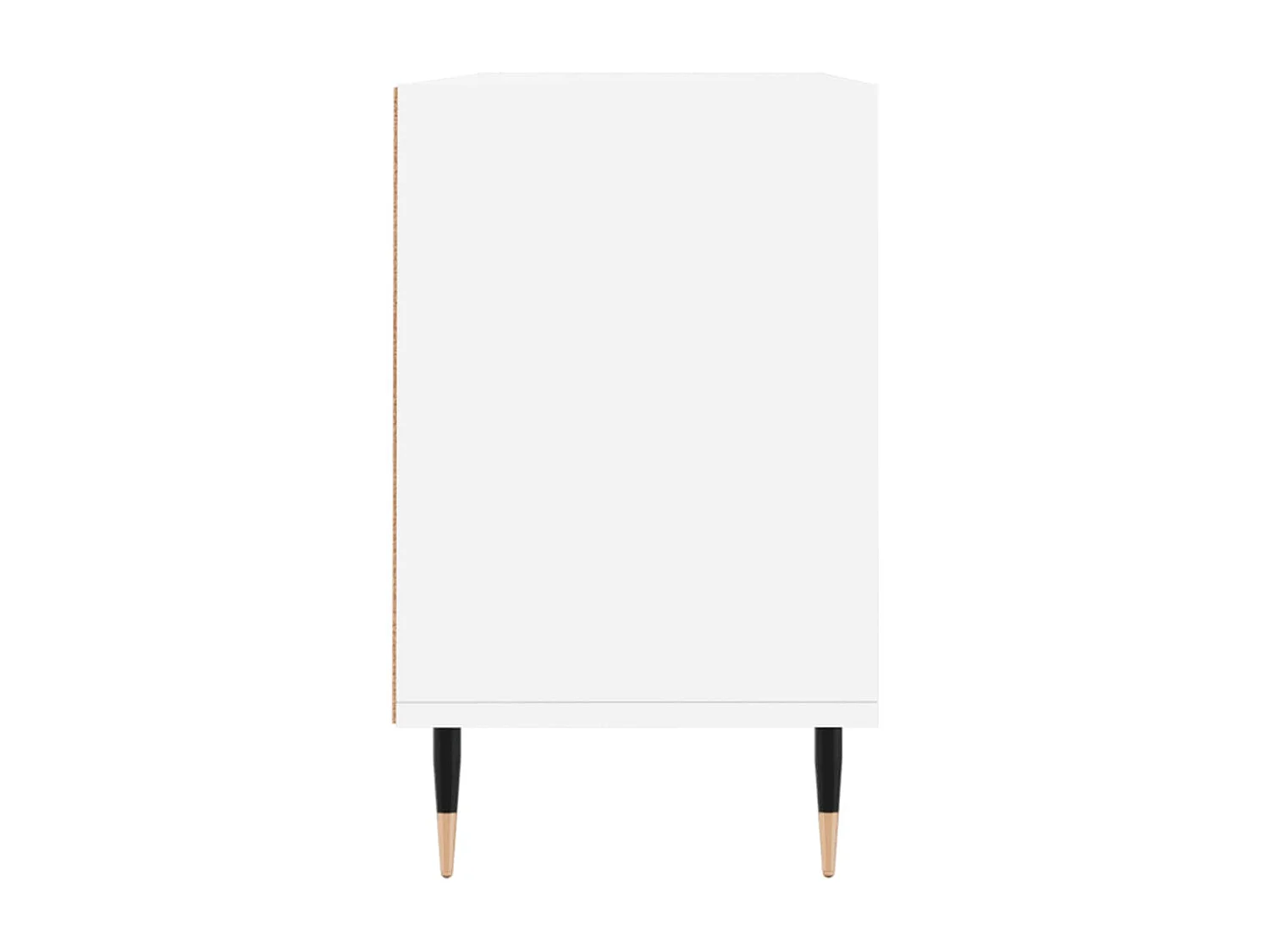 Meuble TV blanc 103,5x30x50 cm bois d'ingénierie
