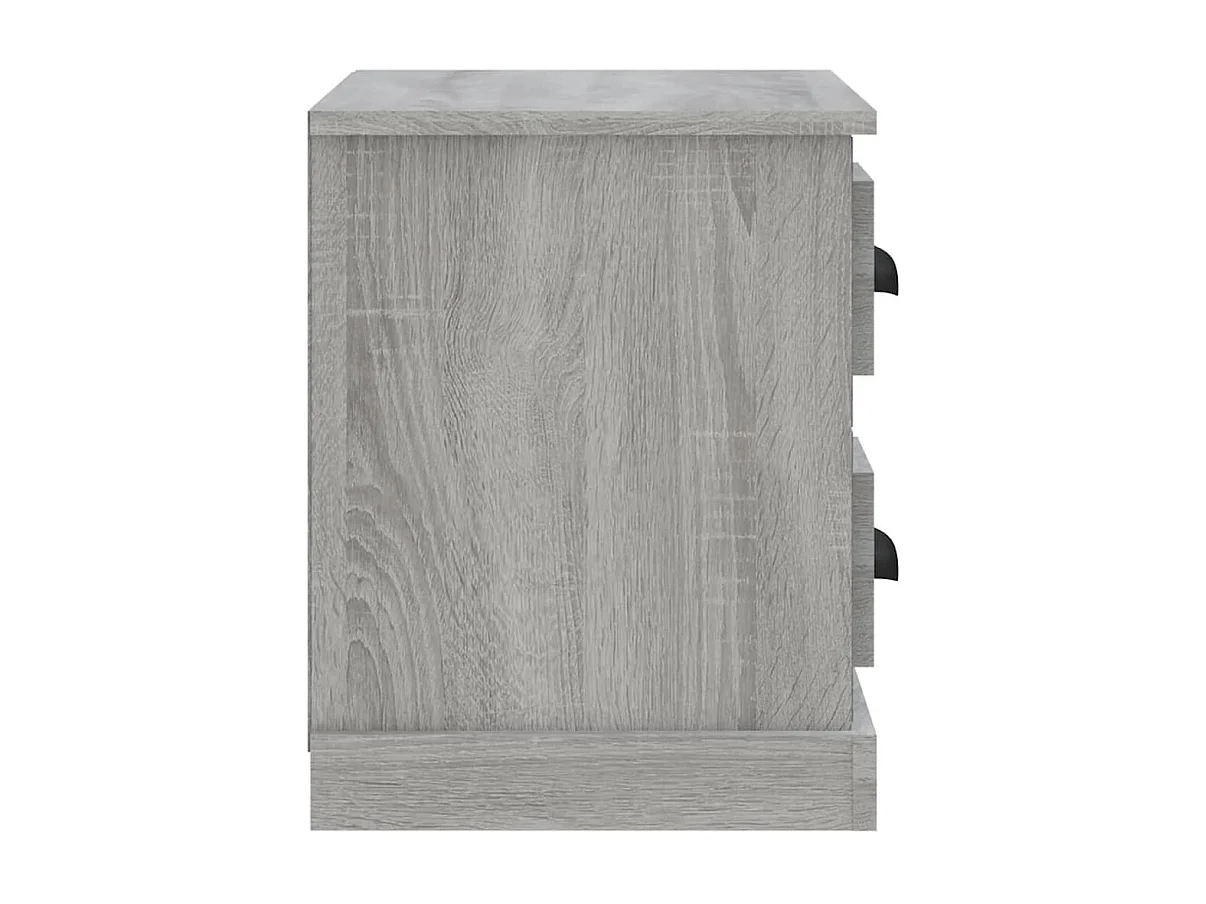 Comodino grigio Sonoma 60x35,5x45 cm