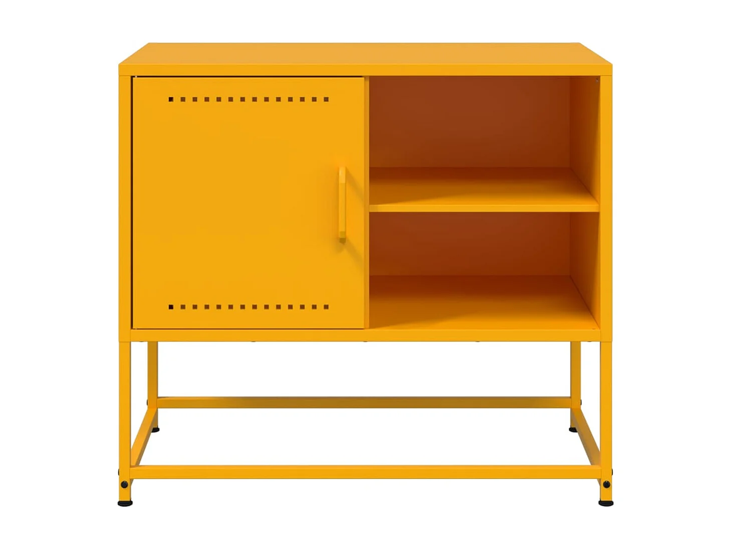 Meuble TV anthracite 100,5x39x60,5 cm acier