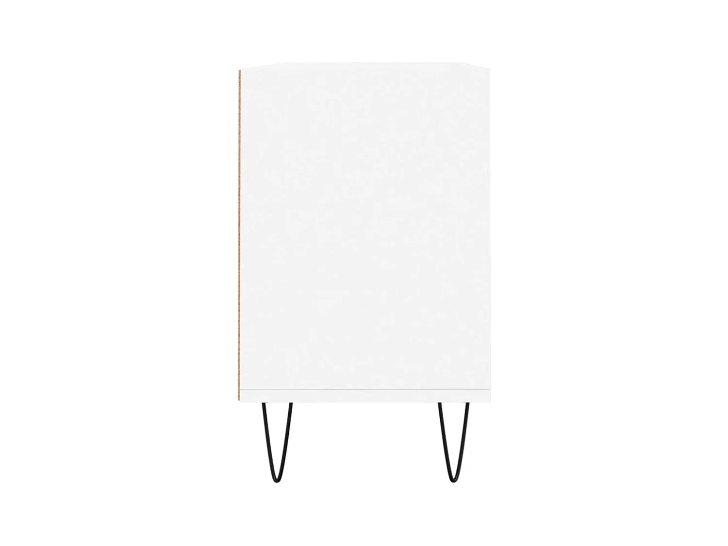 Meuble TV blanc 103,5x30x50 cm bois d'ingénierie