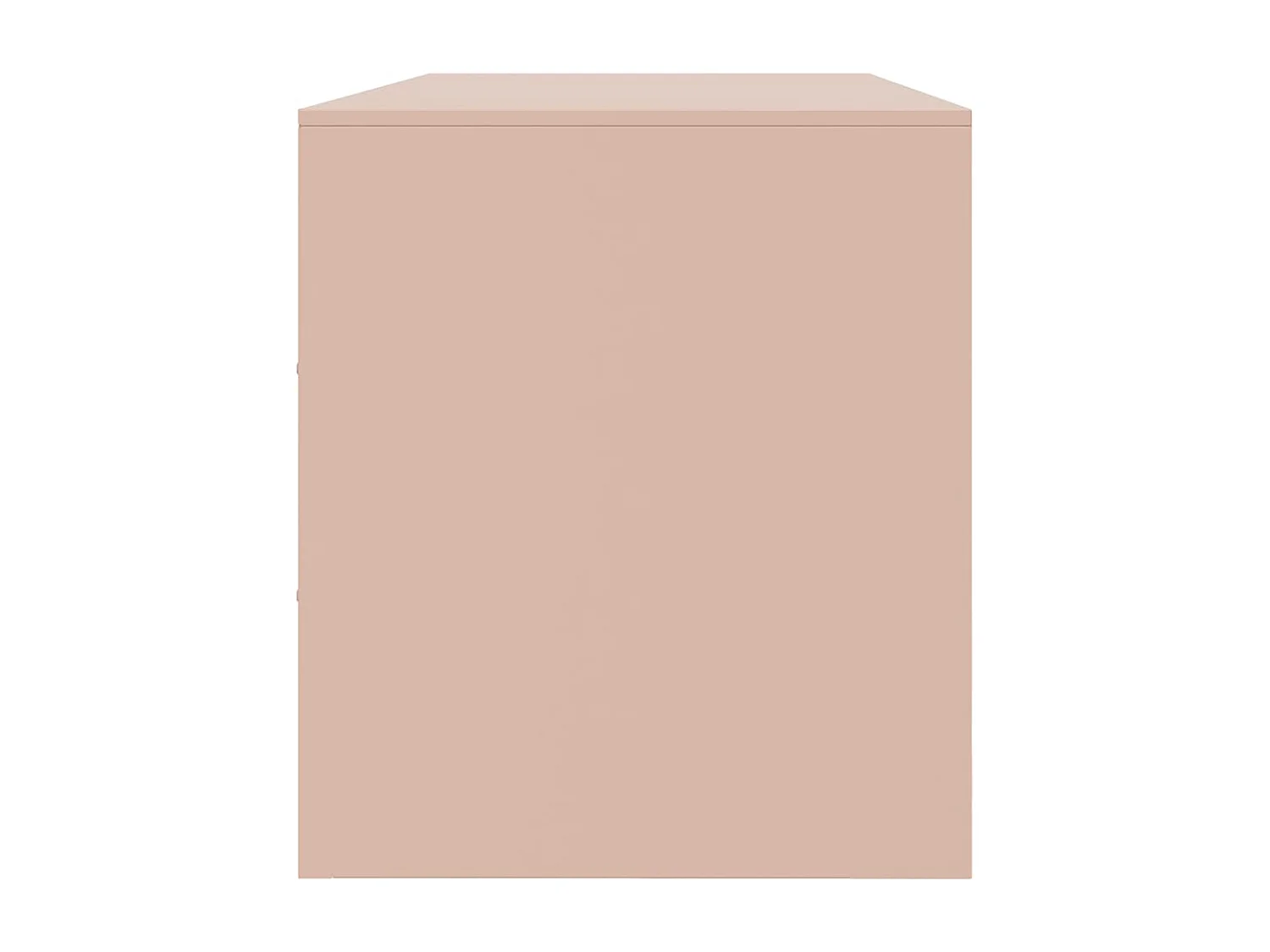 Mobile porta TV rosa 99x39x44 cm in acciaio