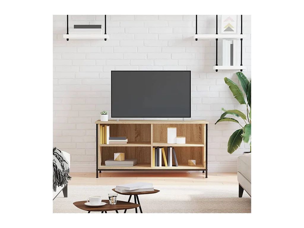 Meuble TV Chêne sonoma 100x40x50 cm Bois d'ingénierie
