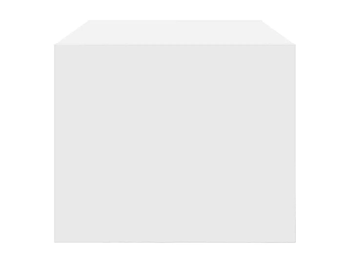 Meuble TV blanc 60x31x25,5 cm bois d'ingénierie