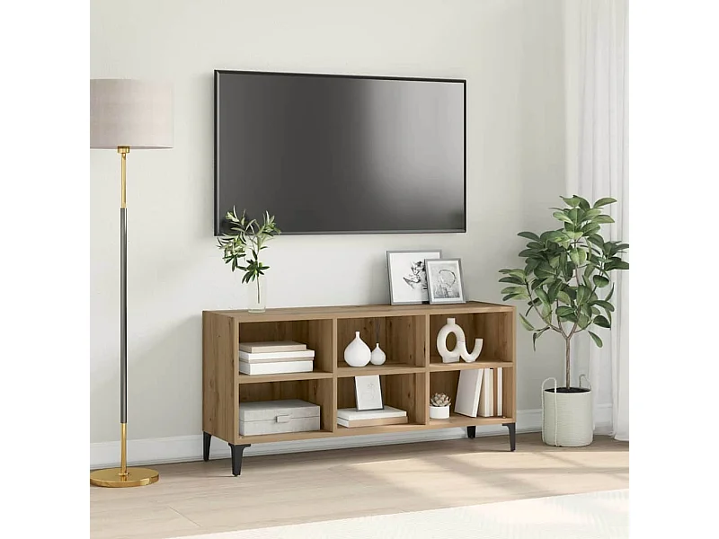 Meuble TV Marron 69.5 x 30 x 50 cm Bois d'ingénierie
