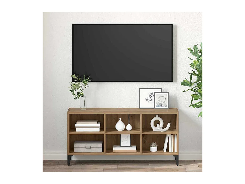 Meuble TV Marron 69.5 x 30 x 50 cm Bois d'ingénierie