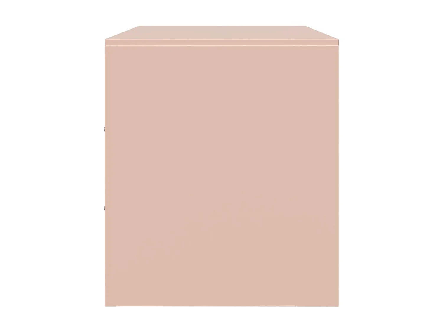 Mobile porta TV rosa 67x39x44 cm in acciaio